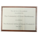 Commemorative Plaque