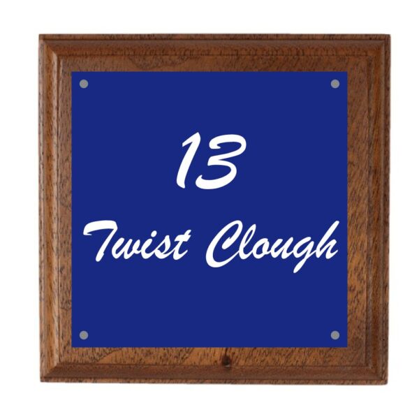 Small Light Wood House Sign - Image 2